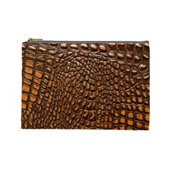 Crocodile Skin Cosmetic Bag (large) 