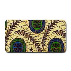 Fabrick Batik Brown Blue Green Leaf Flower Floral Medium Bar Mats by Alisyart