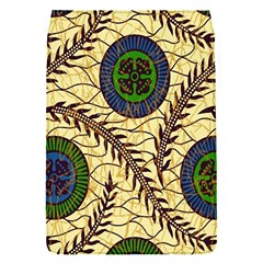 Fabrick Batik Brown Blue Green Leaf Flower Floral Flap Covers (s)  by Alisyart