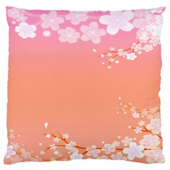 Flower Season Pink Purple Red Standard Flano Cushion Case (One Side)