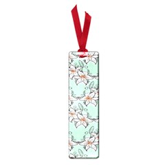 Flower Floral Lilly White Blue Small Book Marks