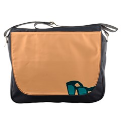 Glasses Blue Orange Messenger Bags