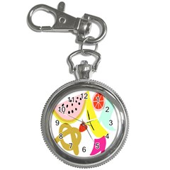 Fruit Watermelon Strawberry Banana Orange Shoes Lime Key Chain Watches by Alisyart