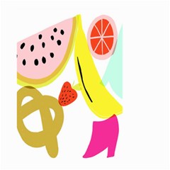 Fruit Watermelon Strawberry Banana Orange Shoes Lime Small Garden Flag (two Sides)