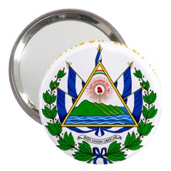 Coats Of Arms Of El Salvador 3  Handbag Mirrors by abbeyz71