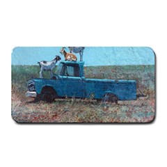 Goats On A Pickup Truck Medium Bar Mats by digitaldivadesigns