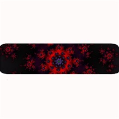 Fractal Abstract Blossom Bloom Red Large Bar Mats by Amaryn4rt