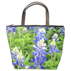 Blue Bonnets Bucket Bags by CreatedByMeVictoriaB