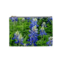 Blue Bonnets Cosmetic Bag (medium) 