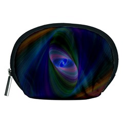 Ellipse Fractal Computer Generated Accessory Pouches (medium)  by Amaryn4rt