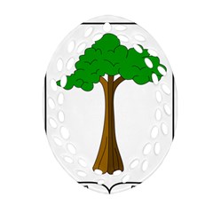 Coat Of Arms Of Equatorial Guinea Ornament (oval Filigree) by abbeyz71