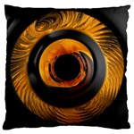 Fractal Mathematics Abstract Large Cushion Case (One Side) Front