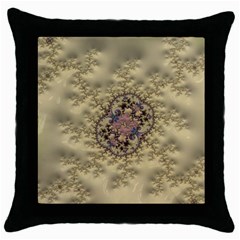 Fractal Art Colorful Pattern Throw Pillow Case (black) by Amaryn4rt