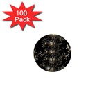 Fractal Math Geometry Backdrop 1  Mini Magnets (100 pack)  Front