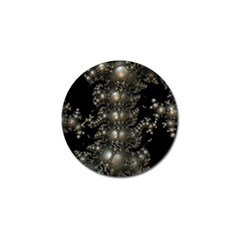 Fractal Math Geometry Backdrop Golf Ball Marker (4 Pack)