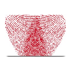 Heart Love Valentine Red Plate Mats