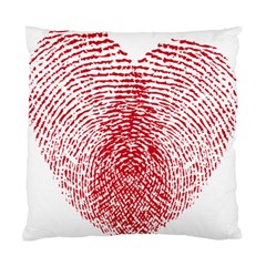 Heart Love Valentine Red Standard Cushion Case (one Side)