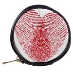 Heart Love Valentine Red Mini Makeup Bags Back