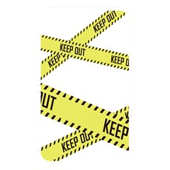 Keep Out Police Line Yellow Cross Entry Memory Card Reader by Alisyart