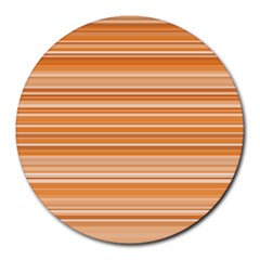 Line Brown Round Mousepads by Alisyart