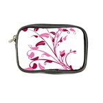 Leaf Pink Floral Coin Purse Front