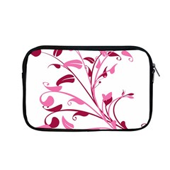 Leaf Pink Floral Apple Macbook Pro 13  Zipper Case