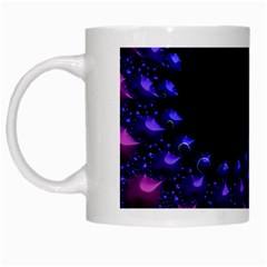 Fractal Mathematics Abstract White Mugs by Amaryn4rt