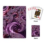 Purple Abstract Art Fractal Art Fractal Playing Card Back