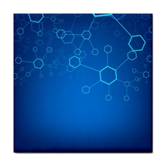 Molecules Classic Medicine Medical Terms Comprehensive Study Medical Blue Tile Coasters
