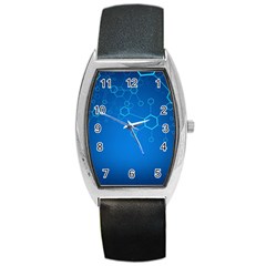 Molecules Classic Medicine Medical Terms Comprehensive Study Medical Blue Barrel Style Metal Watch