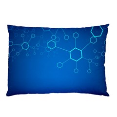 Molecules Classic Medicine Medical Terms Comprehensive Study Medical Blue Pillow Case (two Sides)