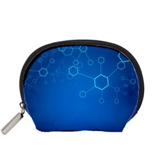 Molecules Classic Medicine Medical Terms Comprehensive Study Medical Blue Accessory Pouches (small)  by Alisyart