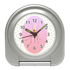 Mosquito Pink Insect Blood Travel Alarm Clocks by Alisyart