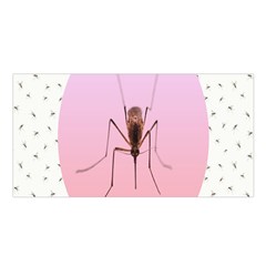 Mosquito Pink Insect Blood Satin Shawl