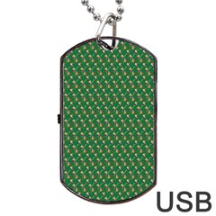 Candy Green Sugar Dog Tag Usb Flash (one Side)