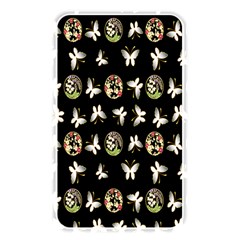 Butterfly Floral Flower Green White Memory Card Reader