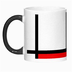 Mondrian Red Blue Yellow Morph Mugs by Amaryn4rt