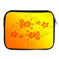 Flowers Floral Design Flora Yellow Apple iPad 2/3/4 Zipper Cases