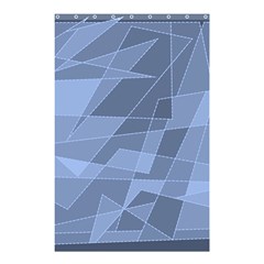 Lines Shapes Pattern Web Creative Shower Curtain 48  X 72  (small) 