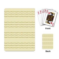 Background Pattern Lines Playing Card by Amaryn4rt