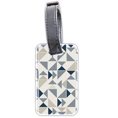 Geometric Triangle Modern Mosaic Luggage Tags (two Sides) by Amaryn4rt