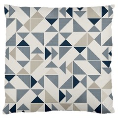 Geometric Triangle Modern Mosaic Standard Flano Cushion Case (one Side) by Amaryn4rt