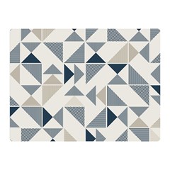 Geometric Triangle Modern Mosaic Double Sided Flano Blanket (mini)  by Amaryn4rt