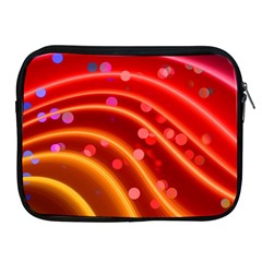 Bokeh Lines Wave Points Swing Apple Ipad 2/3/4 Zipper Cases by Amaryn4rt