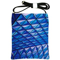 Lines Geometry Architecture Texture Shoulder Sling Bags by Amaryn4rt