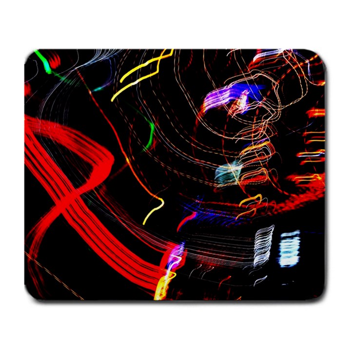 Night View Night Chaos Line City Large Mousepads