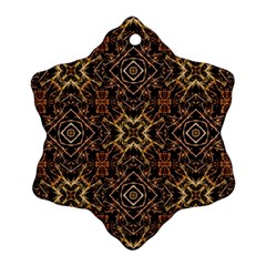 Tribal Geometric Print Ornament (snowflake)