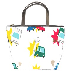 Accident Crash Car Cat Animals Bucket Bags