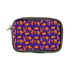 Witch Hat Pumpkin Candy Helloween Purple Orange Coin Purse