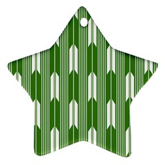 Arrows Green Star Ornament (two Sides) by Alisyart